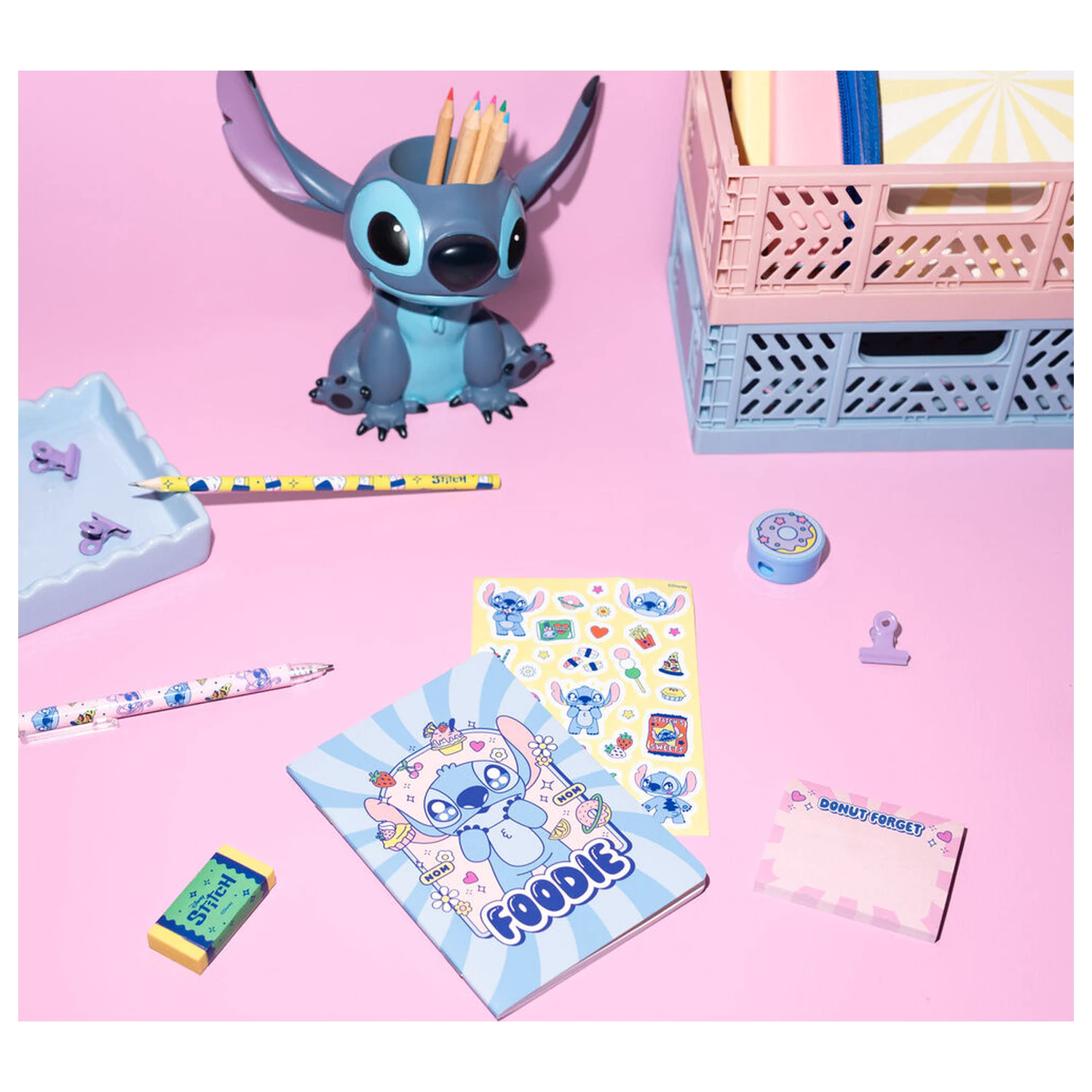 Disney Stitch stationery set product photo