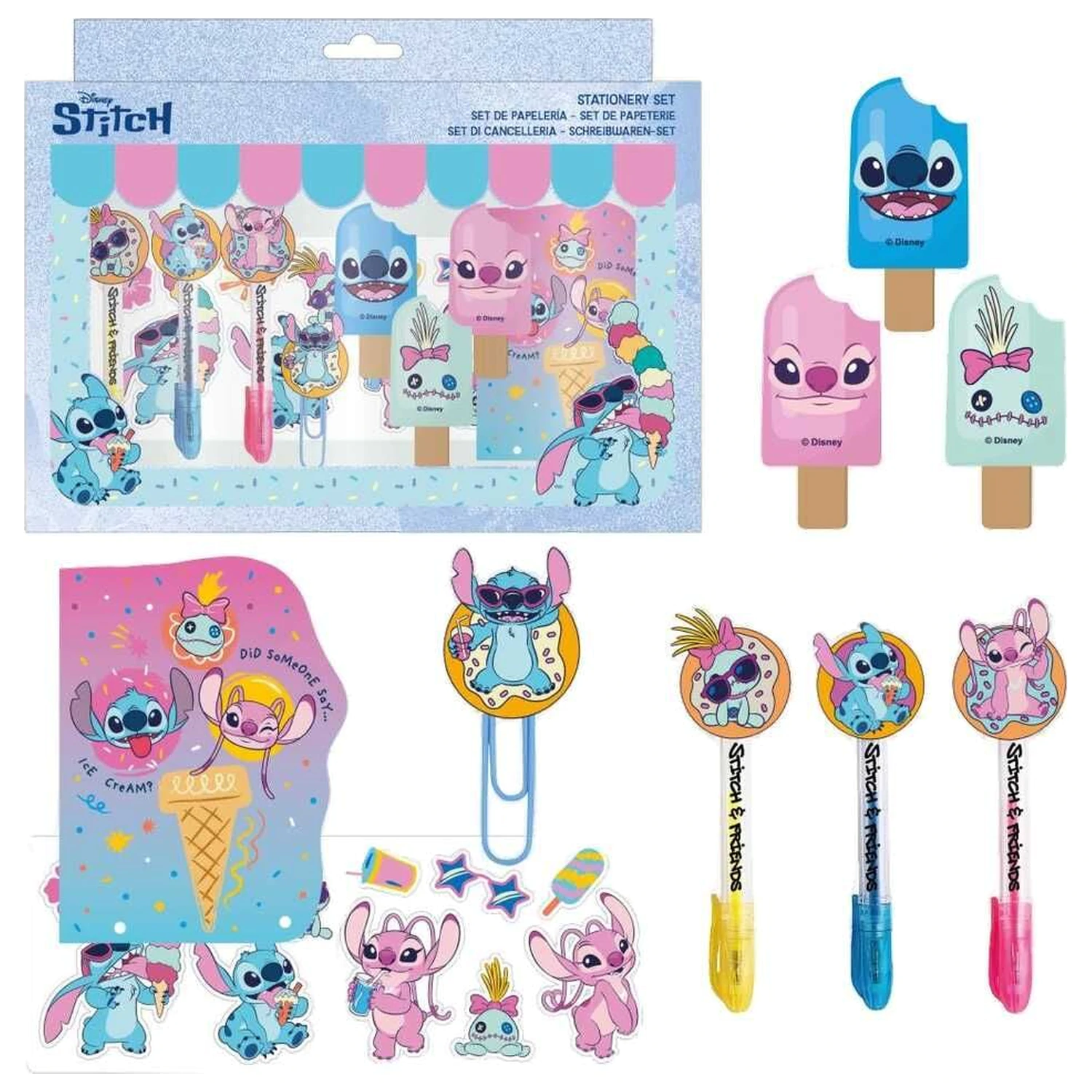 Disney Stitch stationery pack product photo