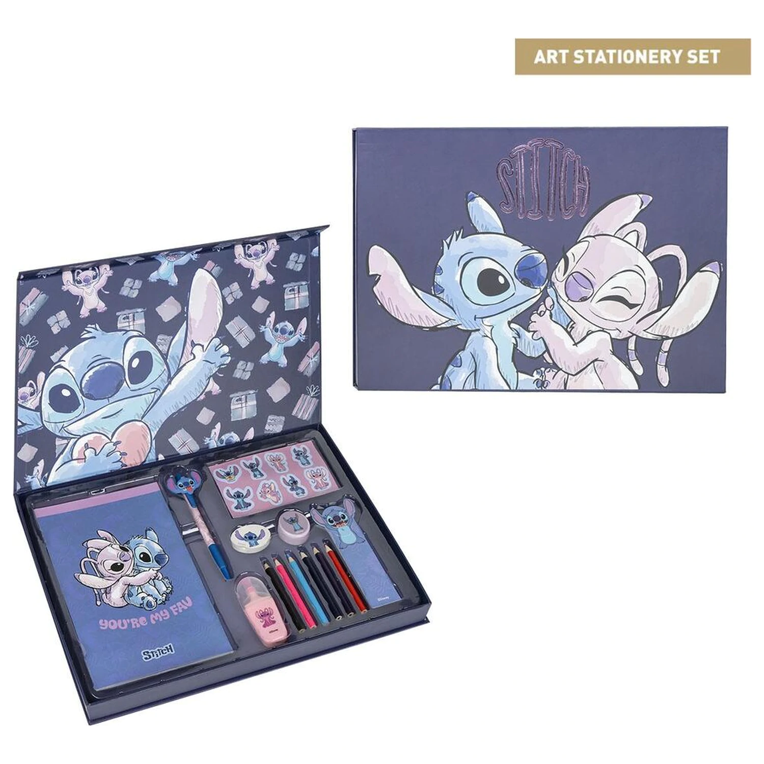 Disney Stitch stationery set product photo