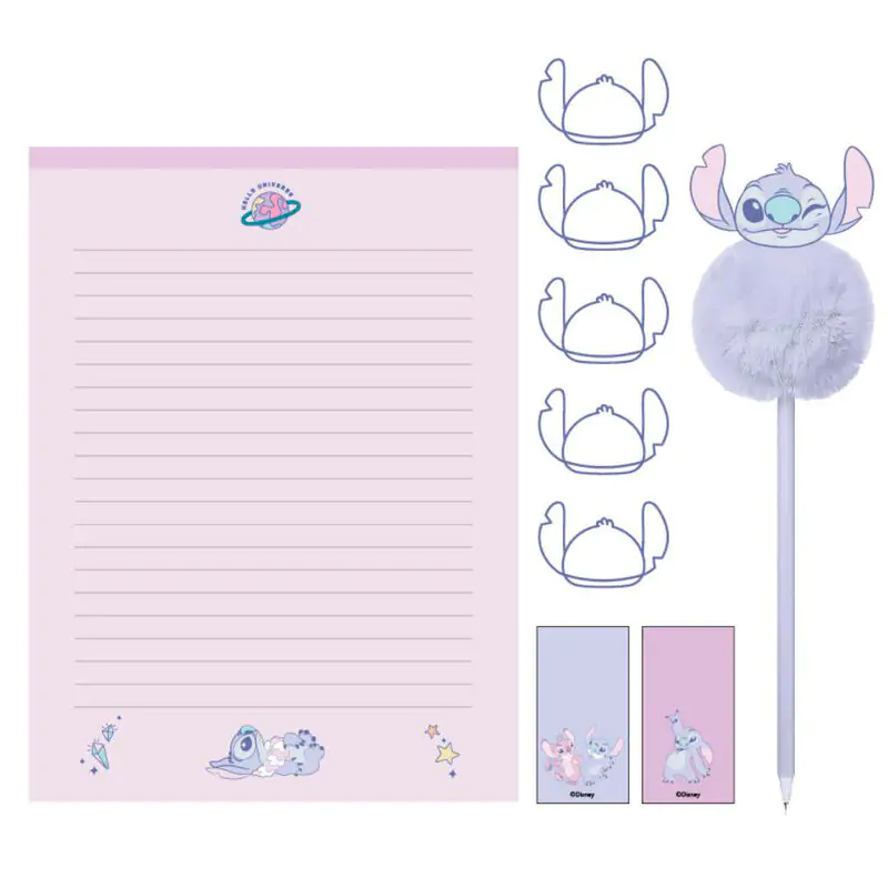 Disney Stitch stationary set product photo