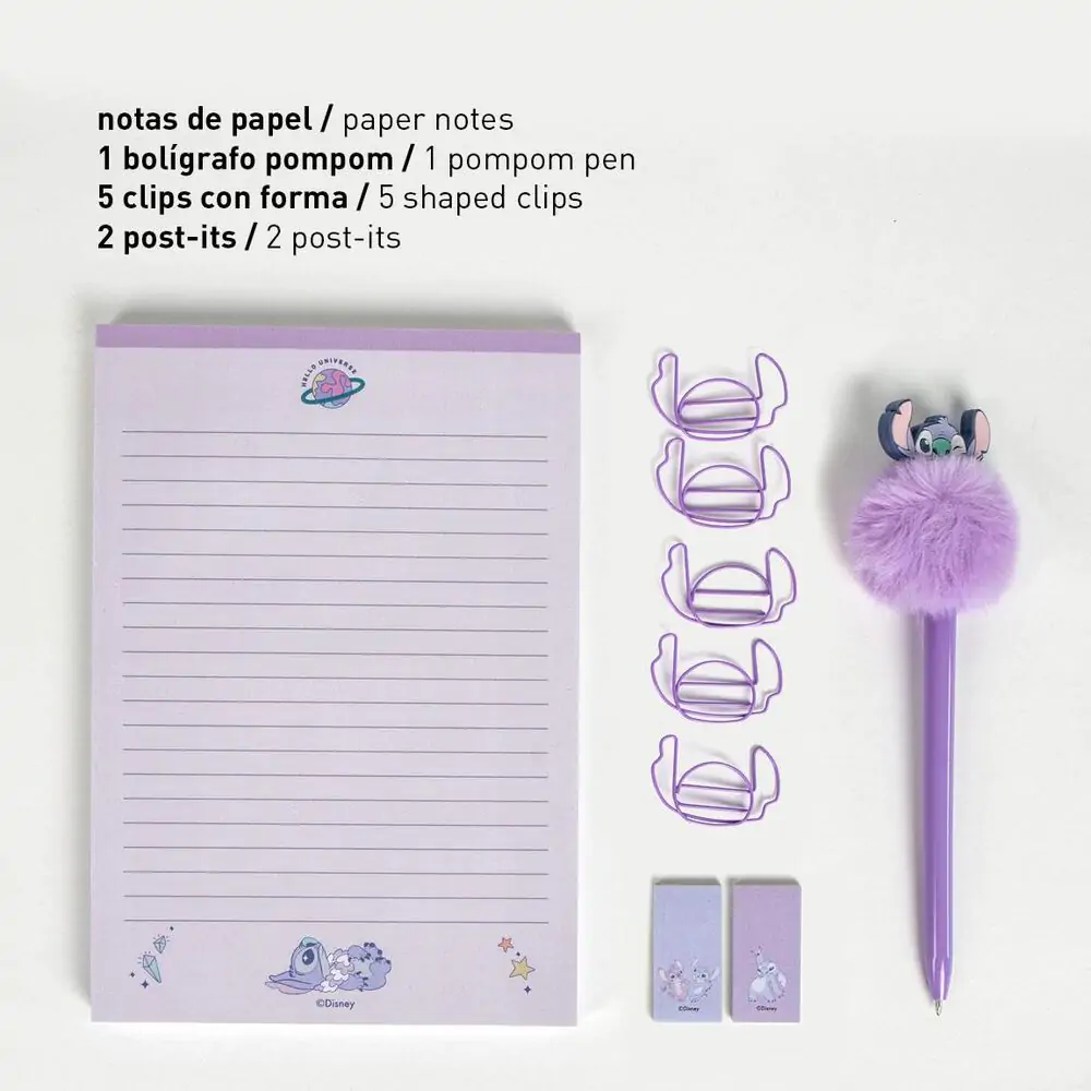 Disney Stitch stationary set product photo