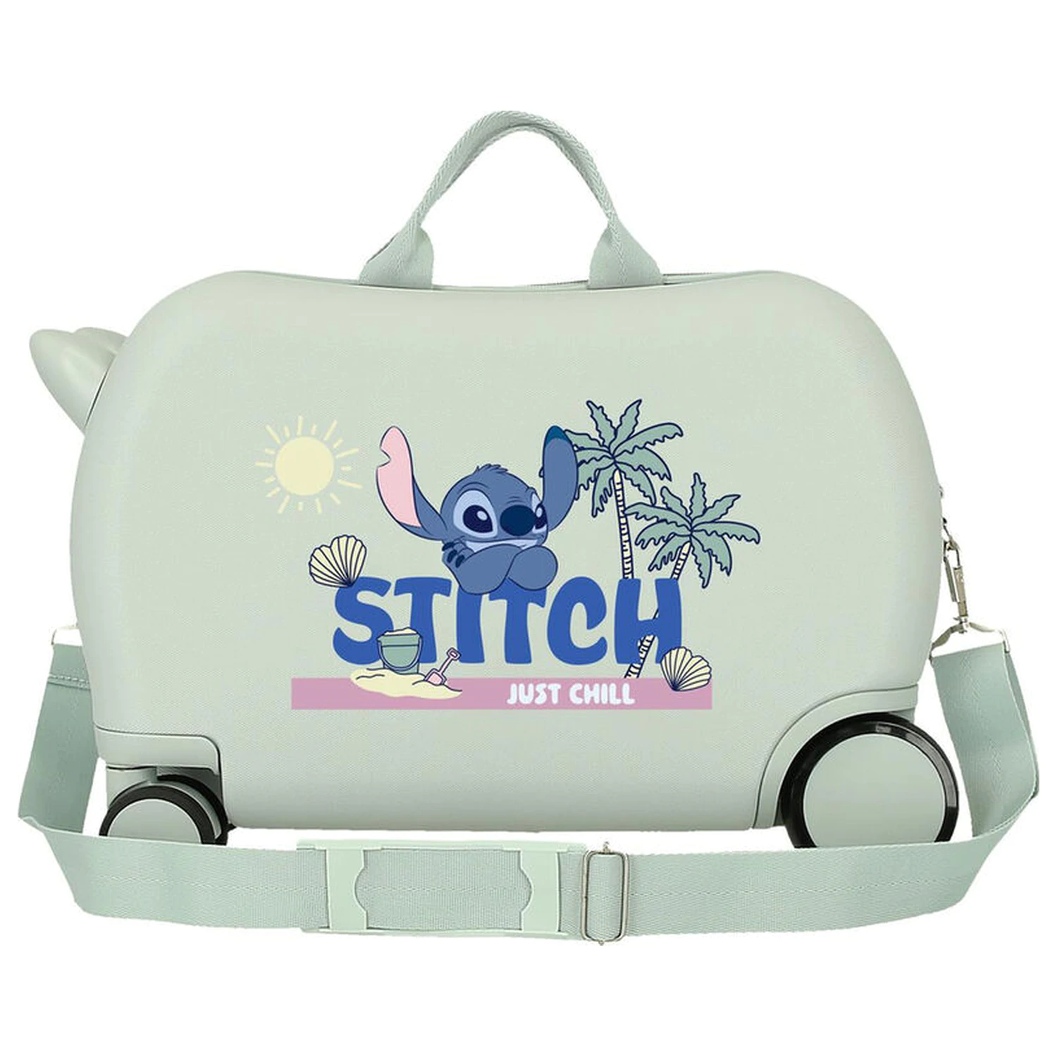 Disney Stitch Just Chill ABS trolley suitcase 45cm product photo