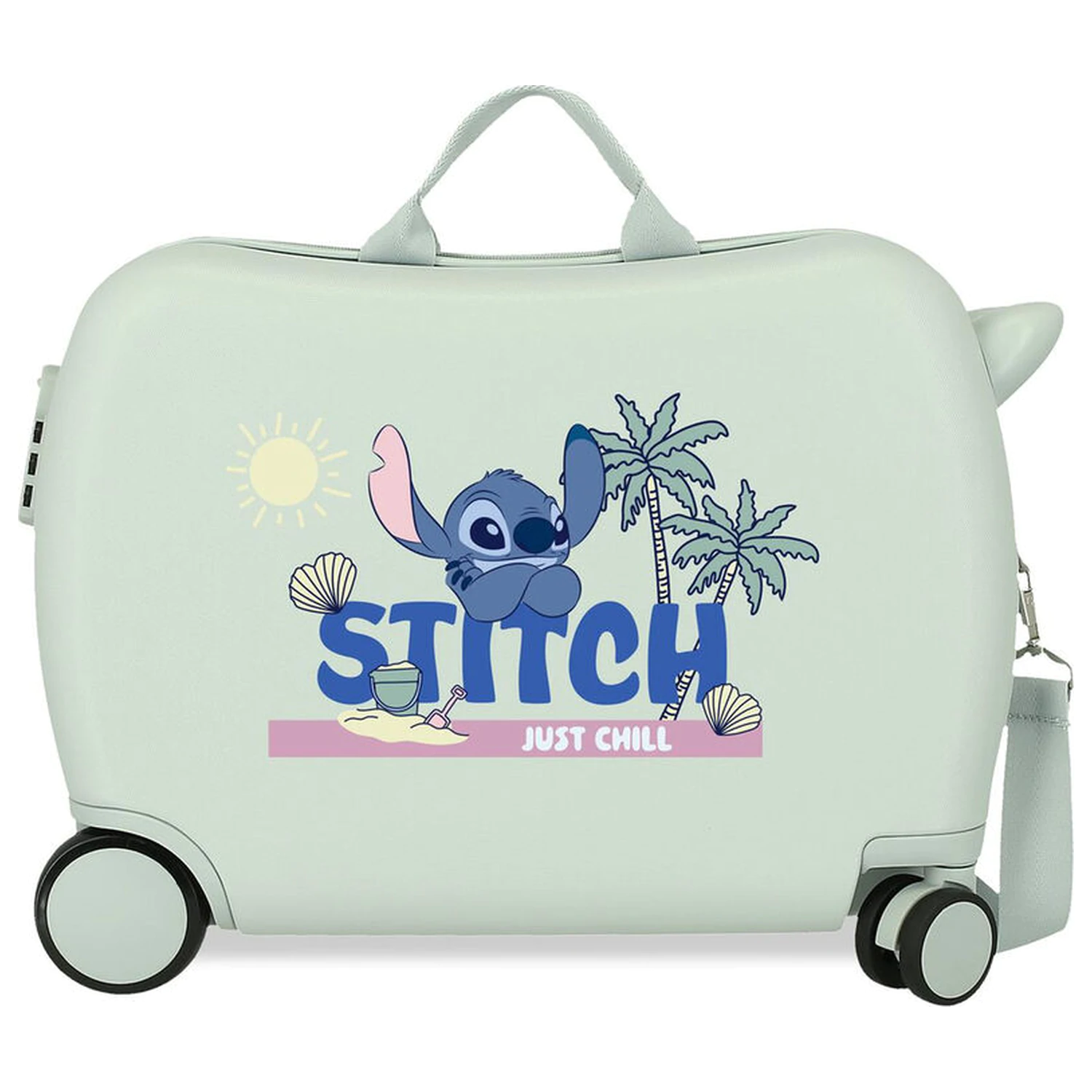 Disney Stitch Just Chill ABS trolley suitcase 50cm product photo