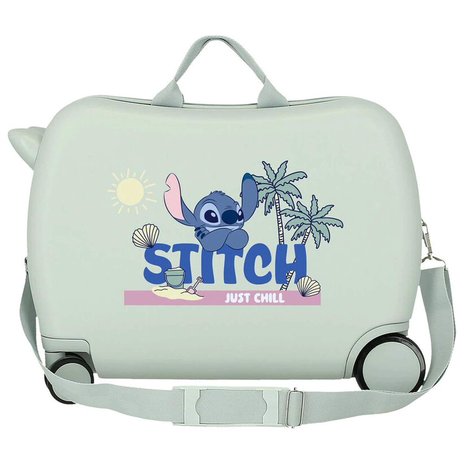 Disney Stitch Just Chill ABS trolley suitcase 50cm product photo