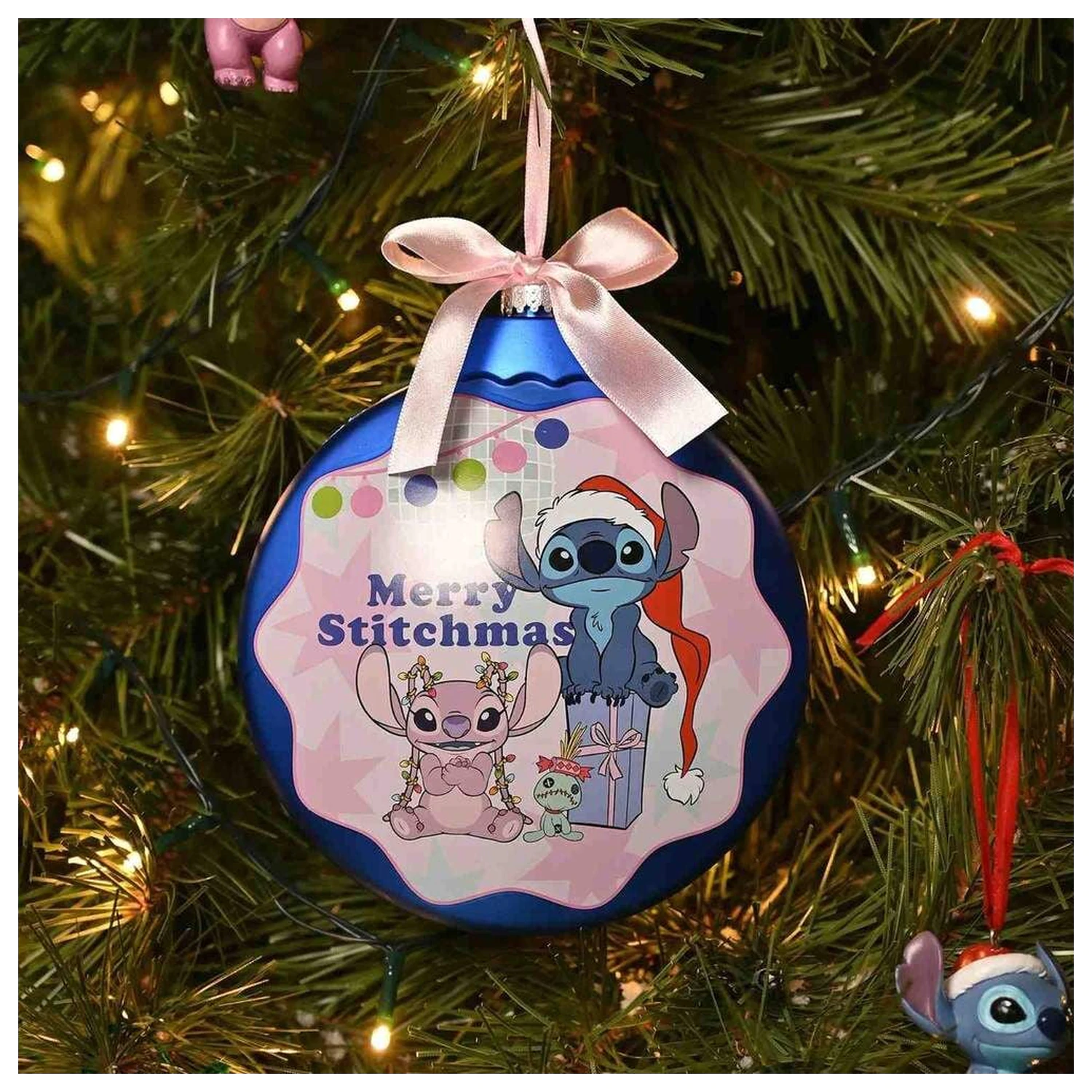 Disney Stitch Christmas bauble product photo