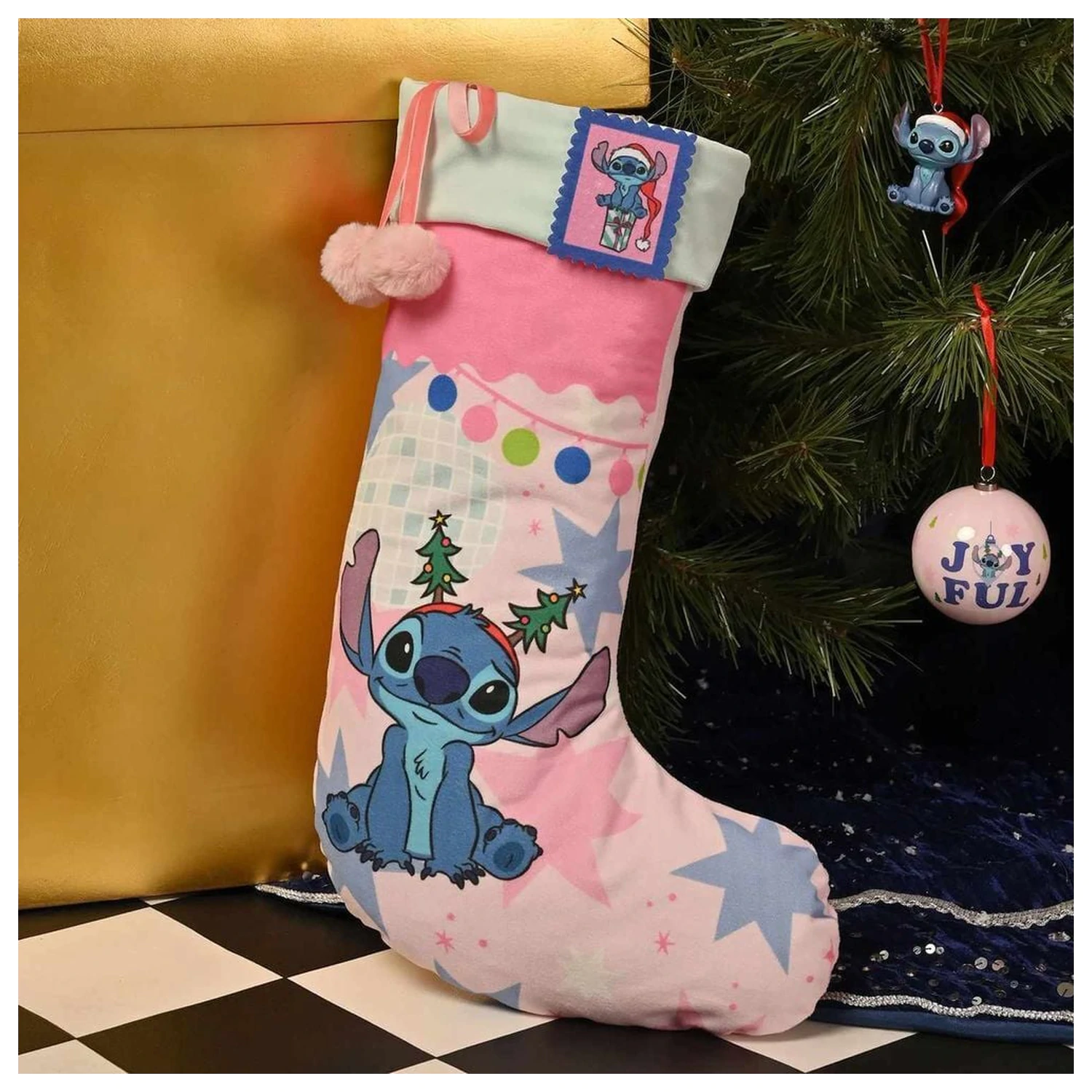 Disney Stitch Christmas stocking product photo
