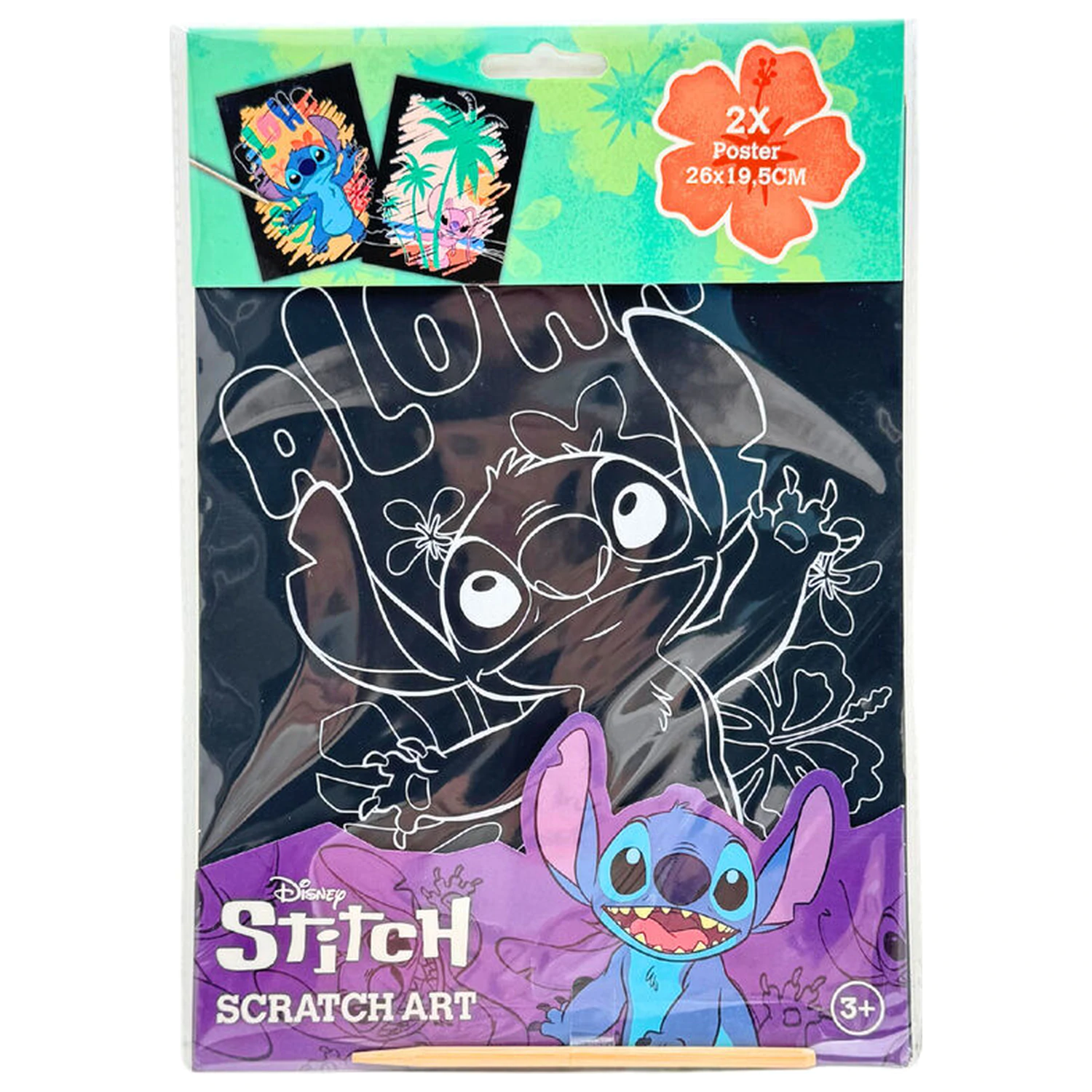 Disney Stitch scratching set product photo