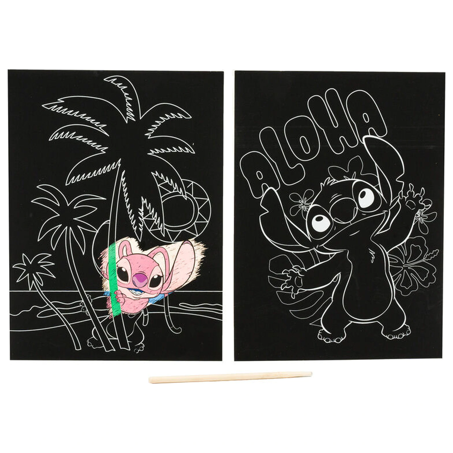 Disney Stitch scratching set product photo