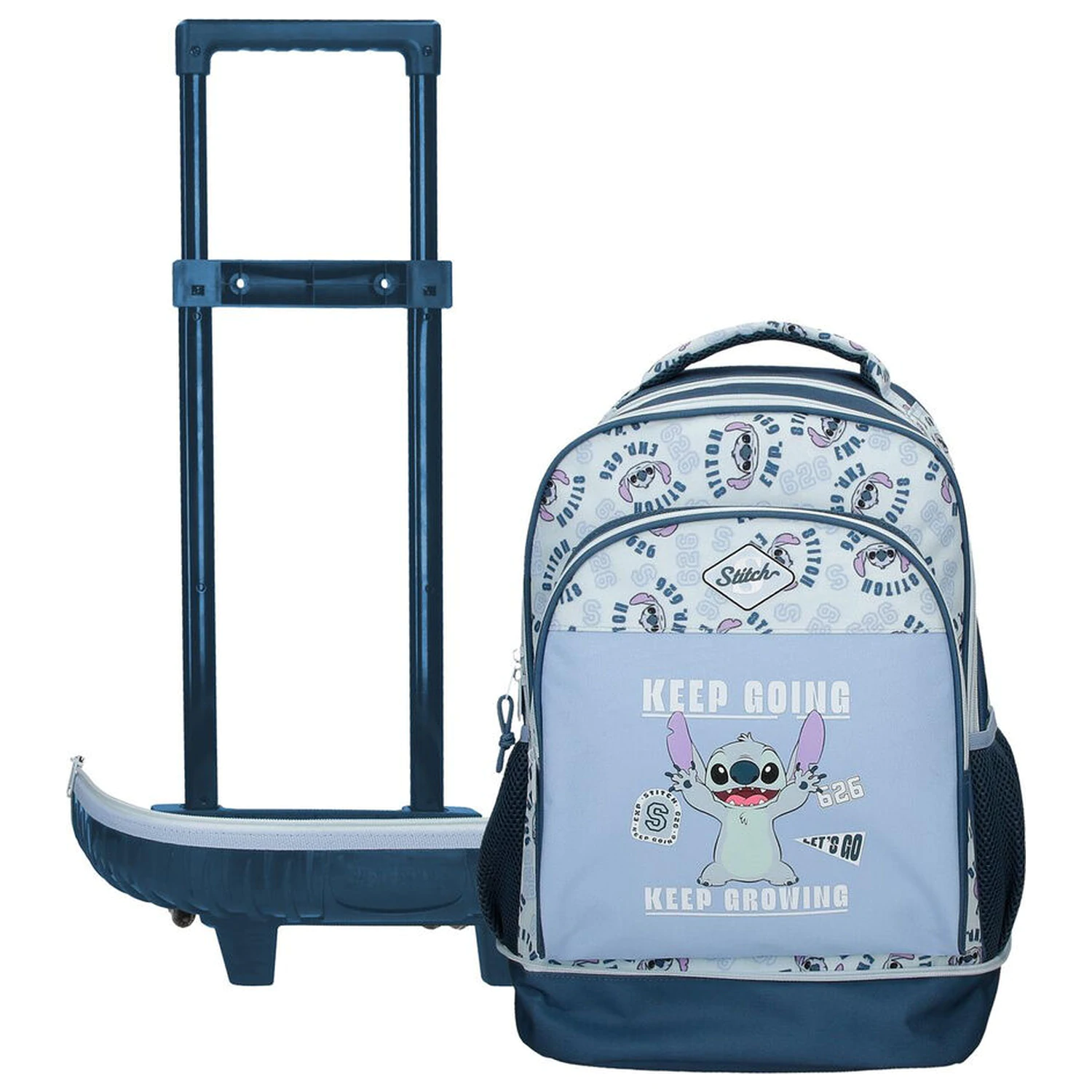 Disney Stitch Keep Going extraible compact trolley 43cm product photo