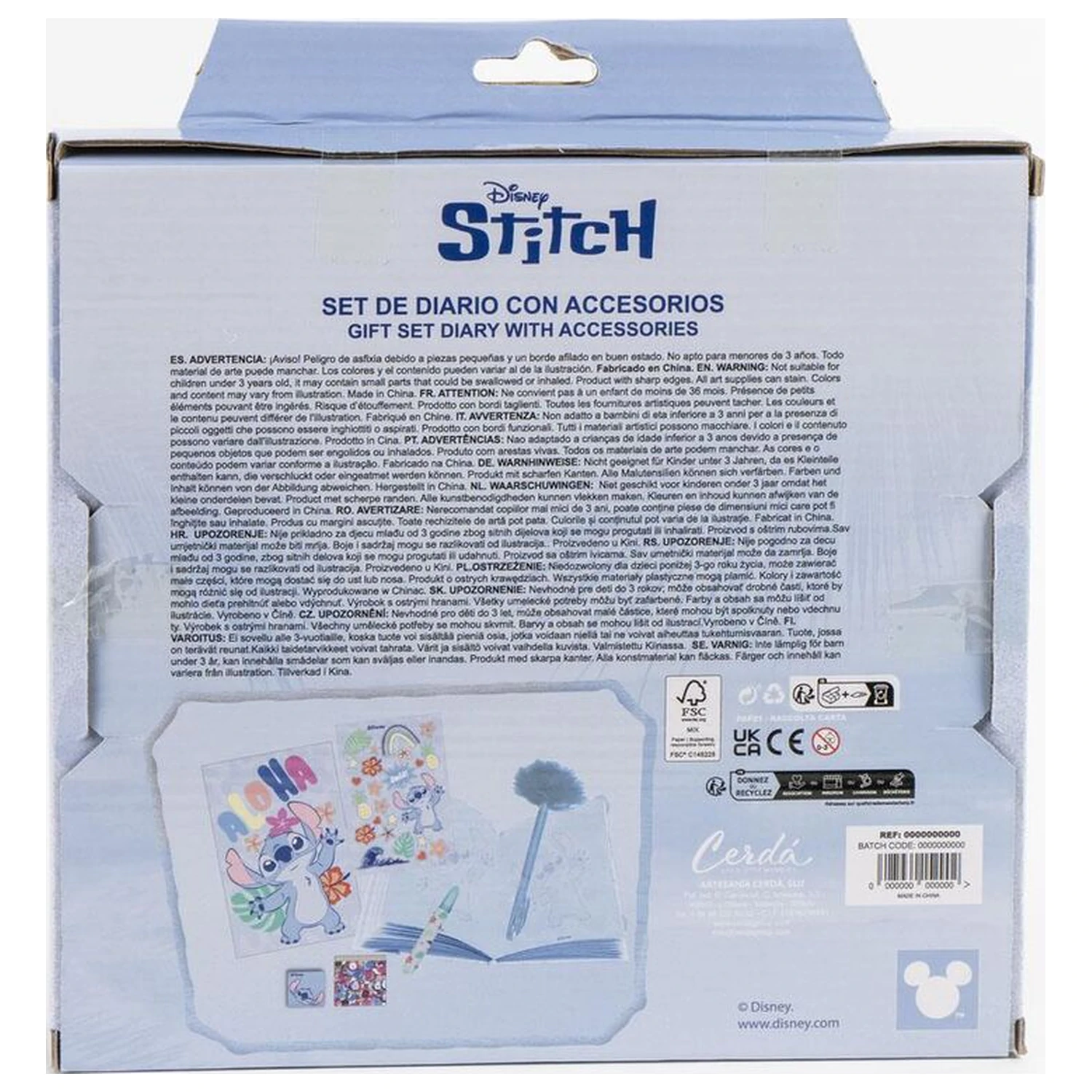 Disney Stitch Diary set product photo