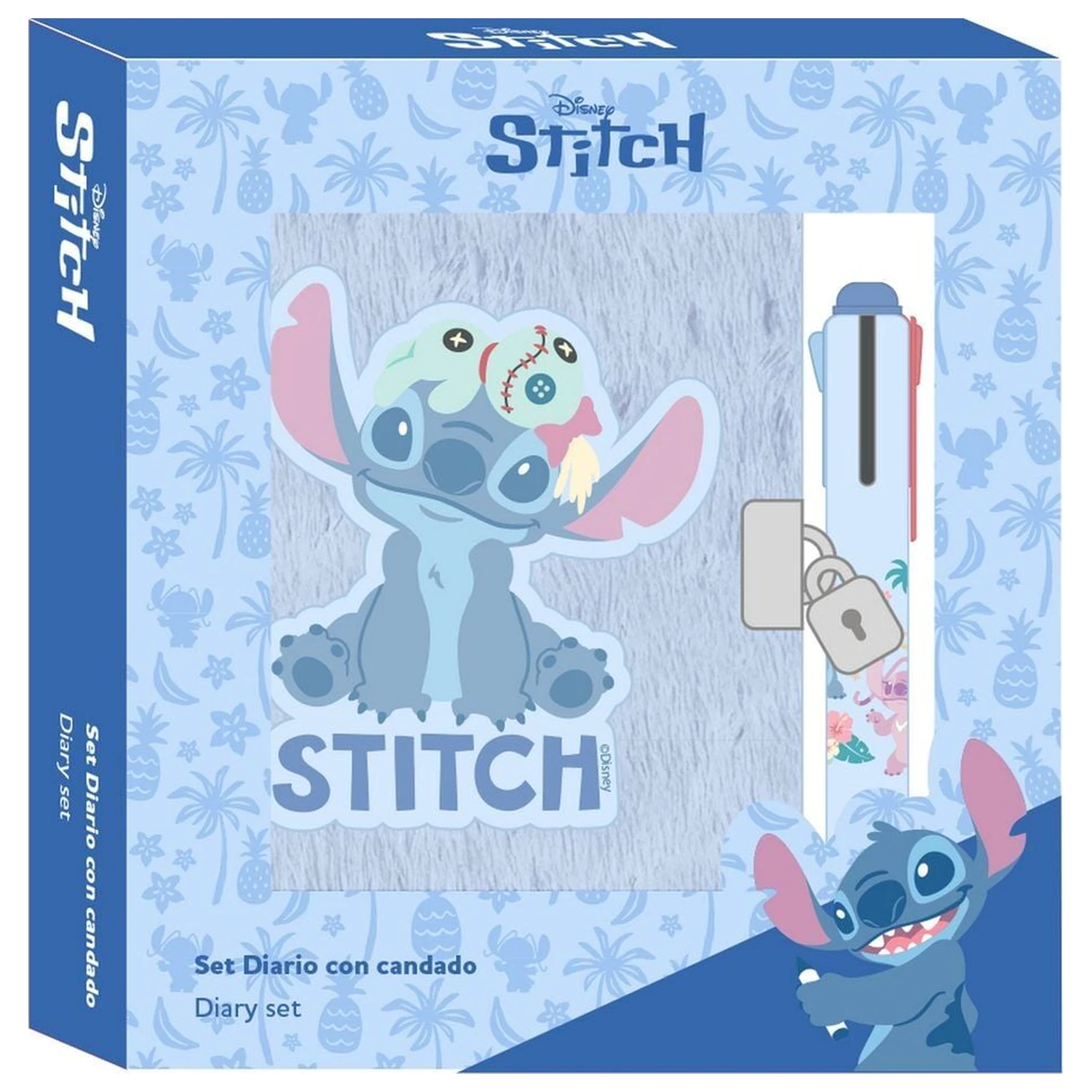 Disney Stitch Diary + 4-colour pen product photo