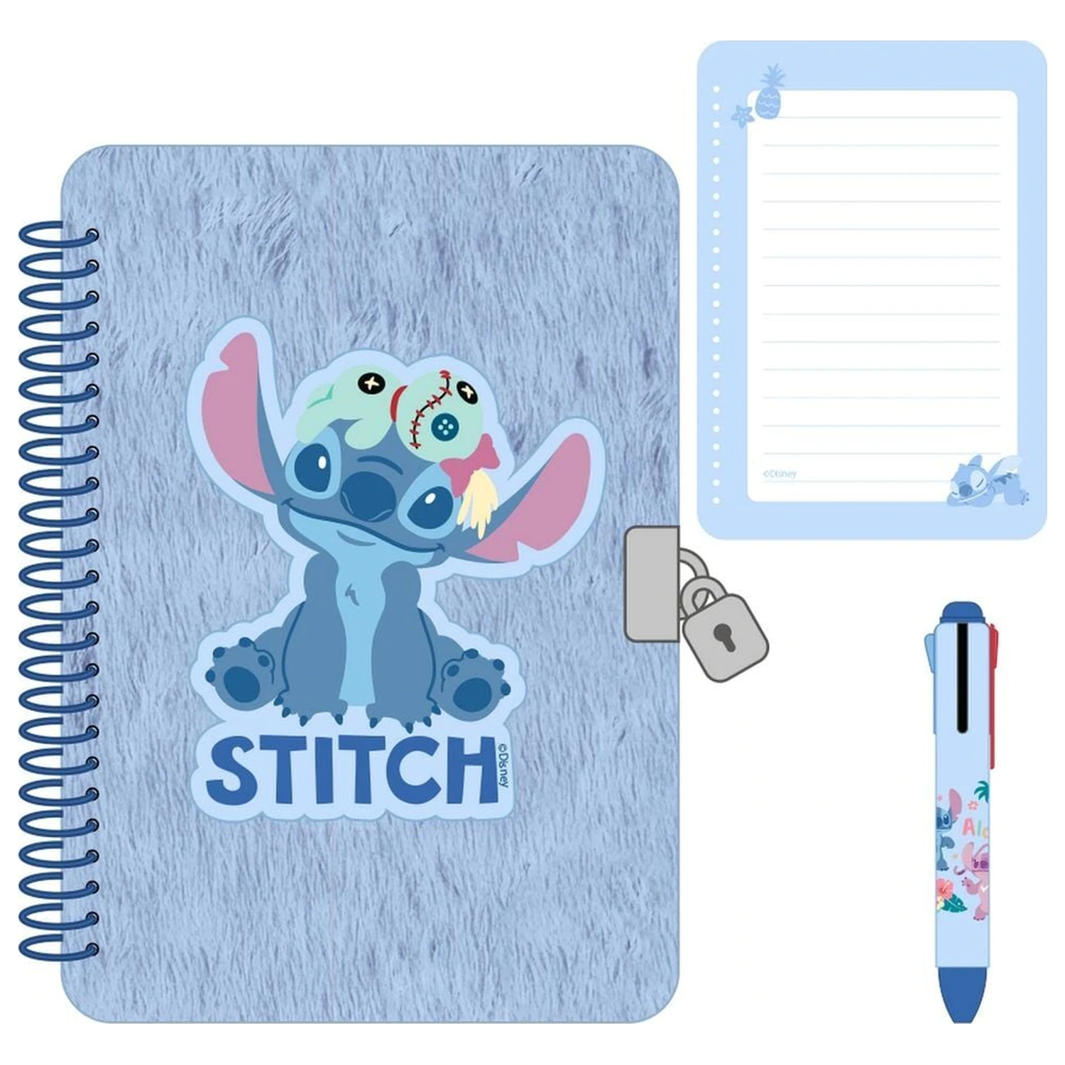 Disney Stitch Diary + 4-colour pen product photo