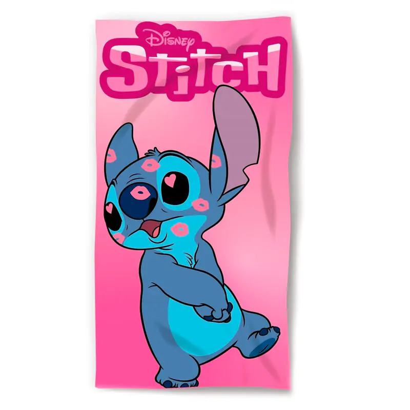 Disney Stitch Kiss microfibre beach towel termékfotó