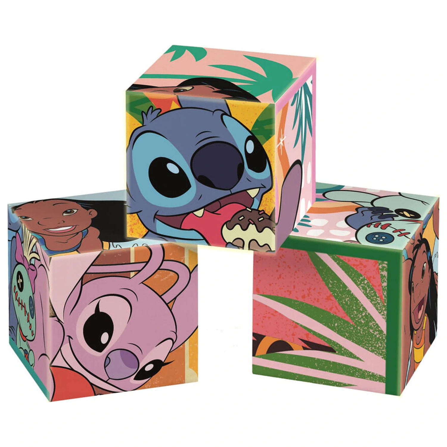 Disney Stitch Cubes puzzle 6pcs product photo