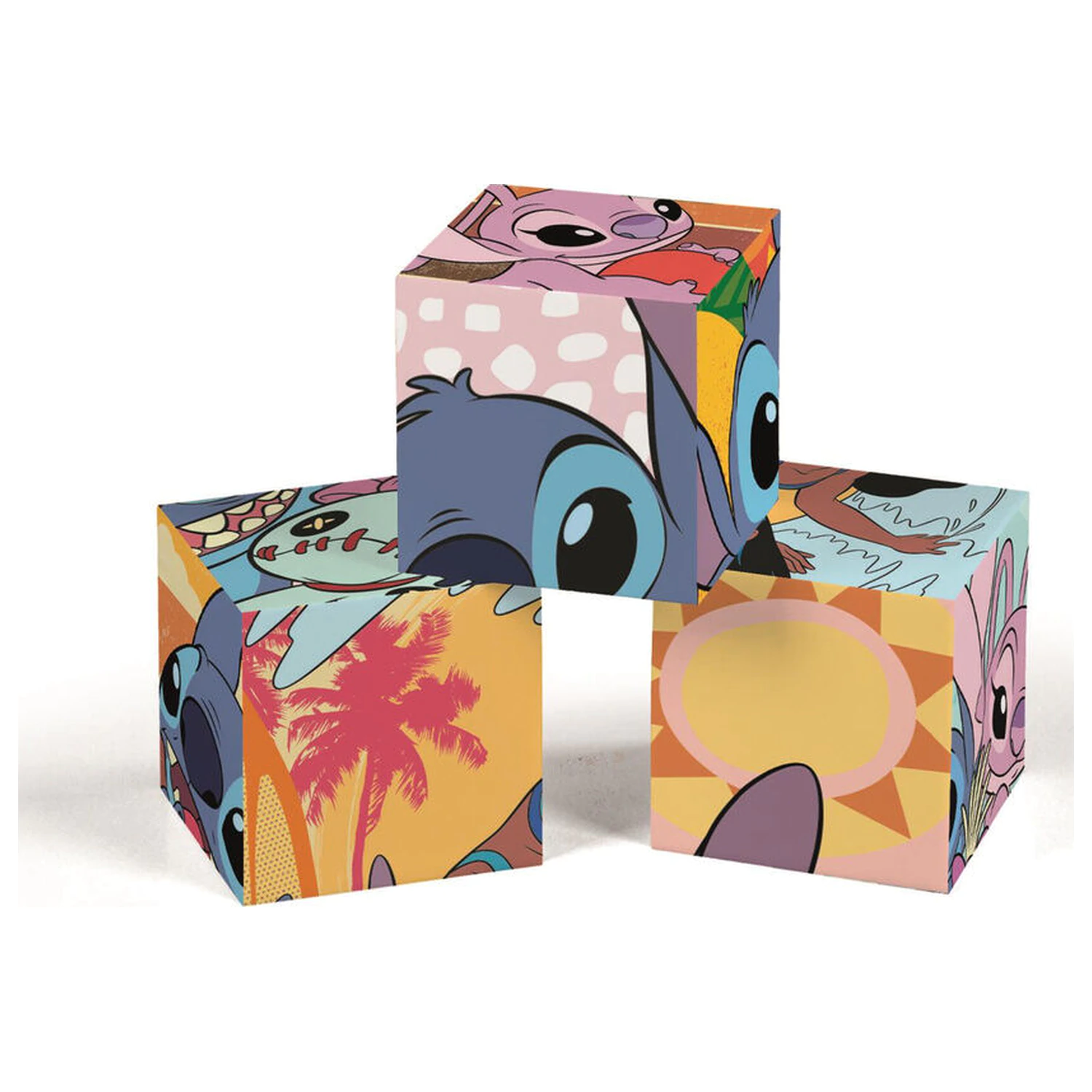 Disney Stitch Cubes puzzle 6pcs product photo