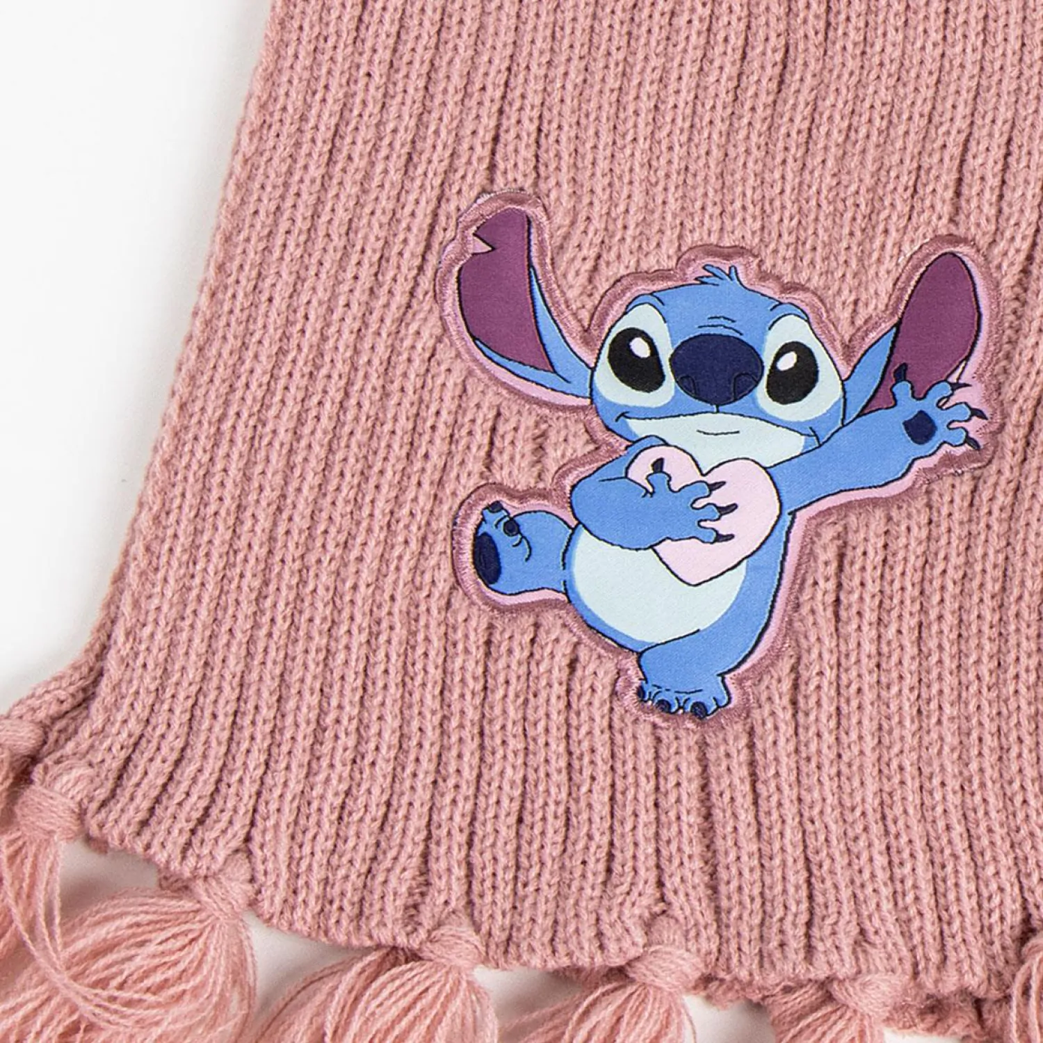 Disney Stitch beanie + scarf set product photo