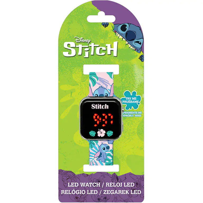 Disney Stitch led watch termékfotó