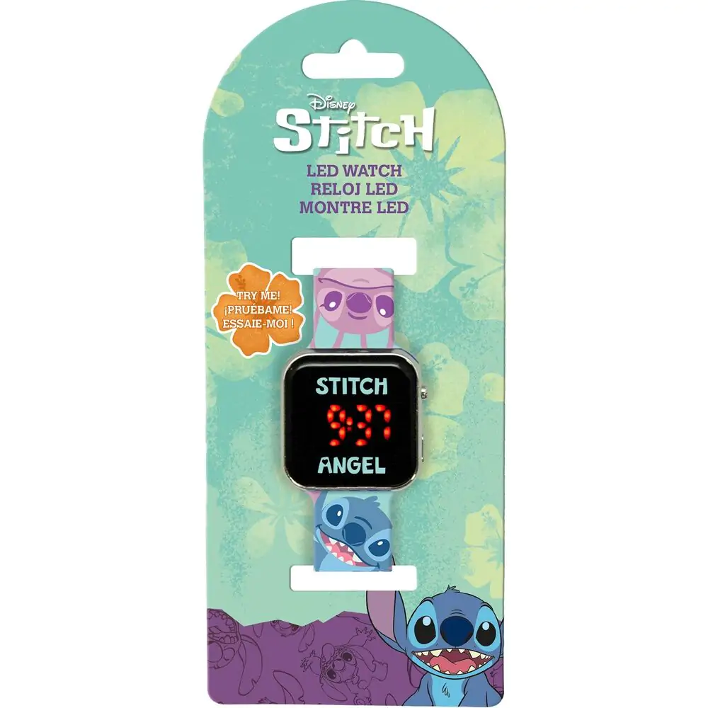 Disney Stitch led watch termékfotó