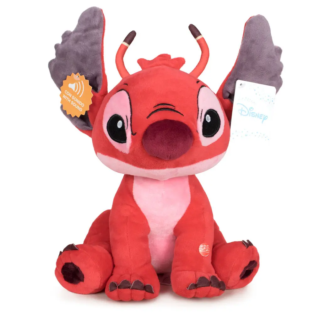 Disney Stitch Leroy soft plush toy with sound 30cm termékfotó