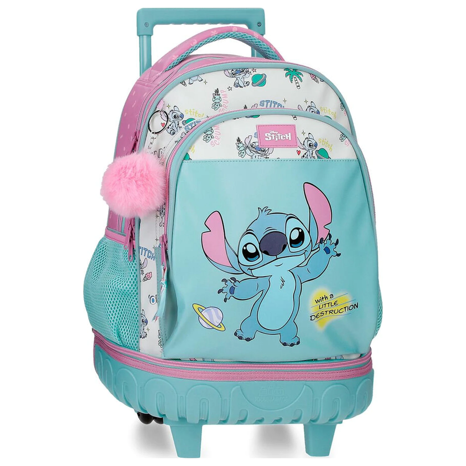 Disney Stitch Little Destruction extraible compact trolley 43cm product photo