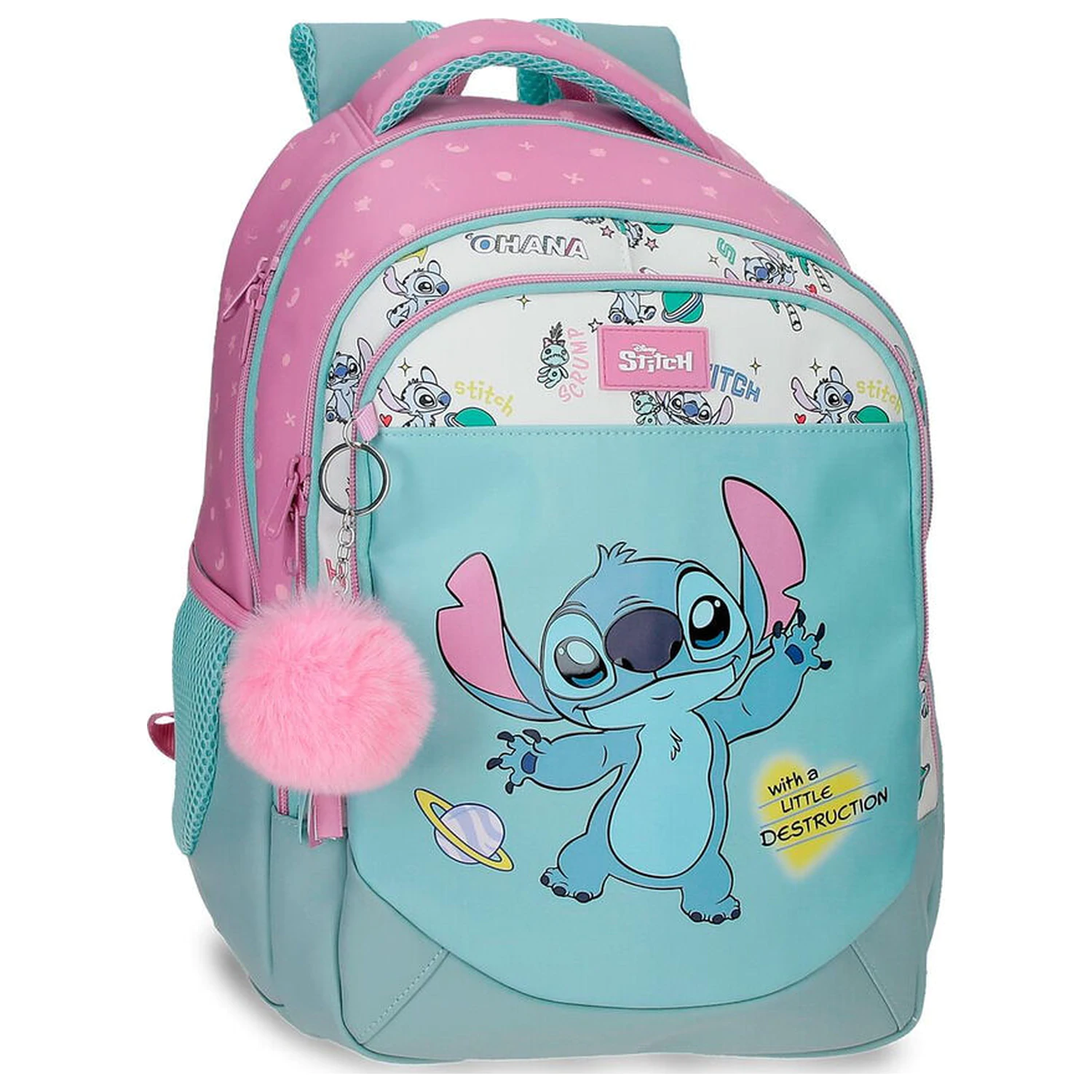 Disney Stitch Little Destruction adaptable backpack 42cm product photo
