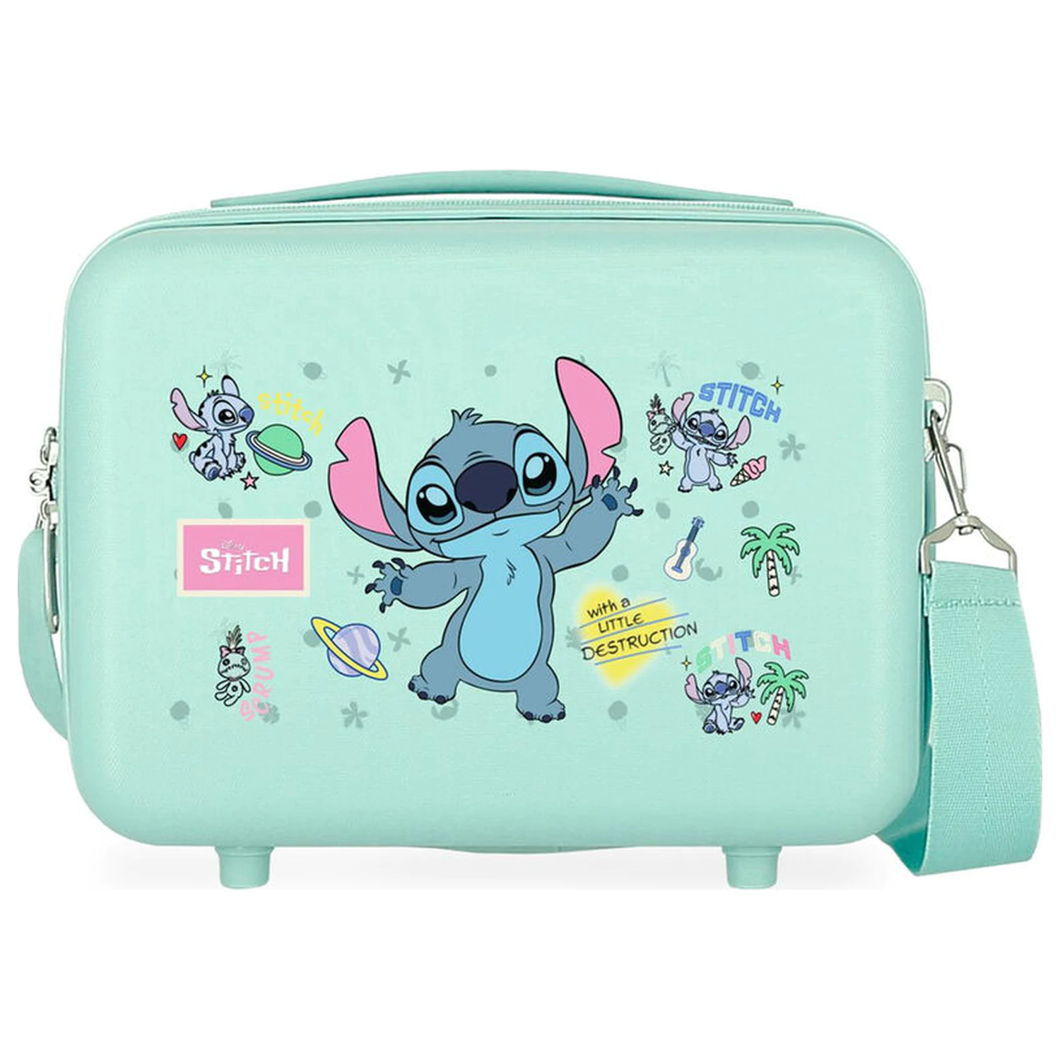 Disney Stitch Little Destrution ABS adaptable beauty case 29cm product photo