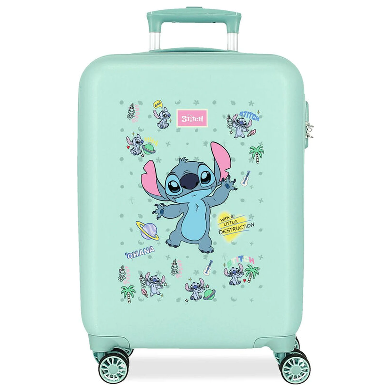 Disney Stitch Little Destrution ABS trolley suitcase 55cm product photo