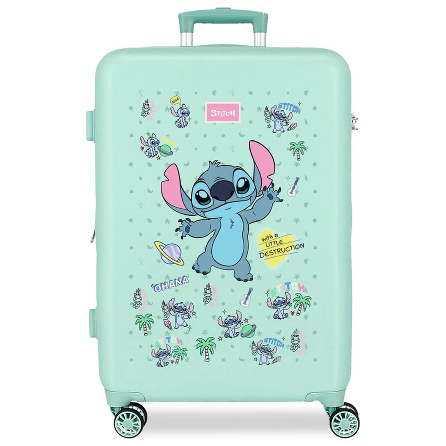 Disney Stitch Little Destrution ABS trolley suitcase 65cm product photo