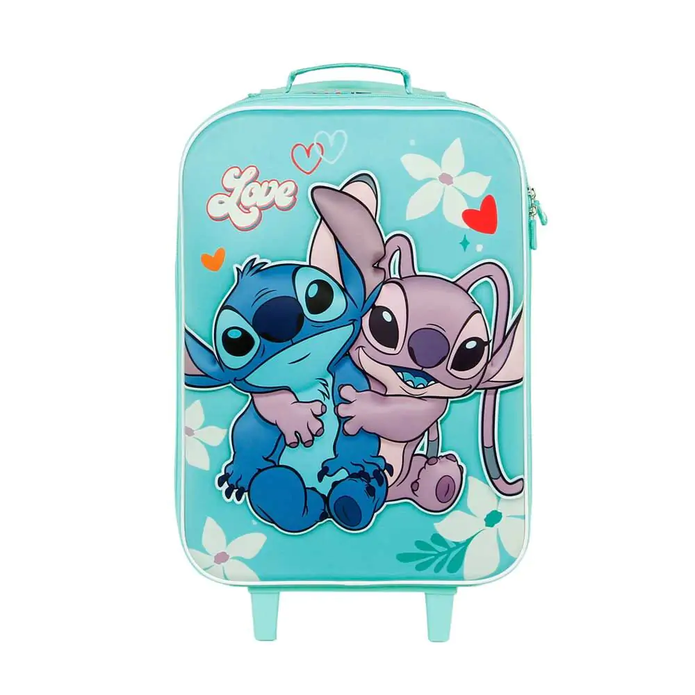 Disney Stitch Love 3D trolley suitcase termékfotó