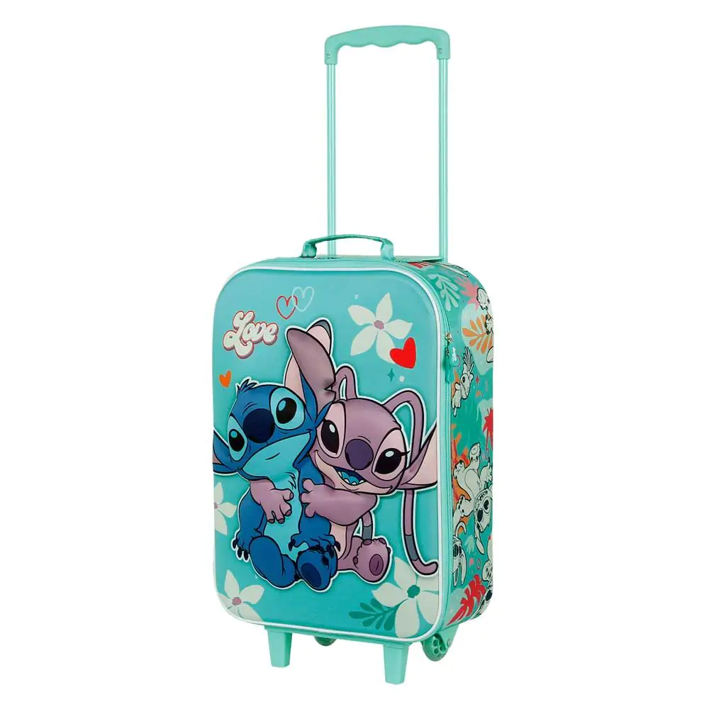 Disney Stitch Love 3D trolley suitcase termékfotó