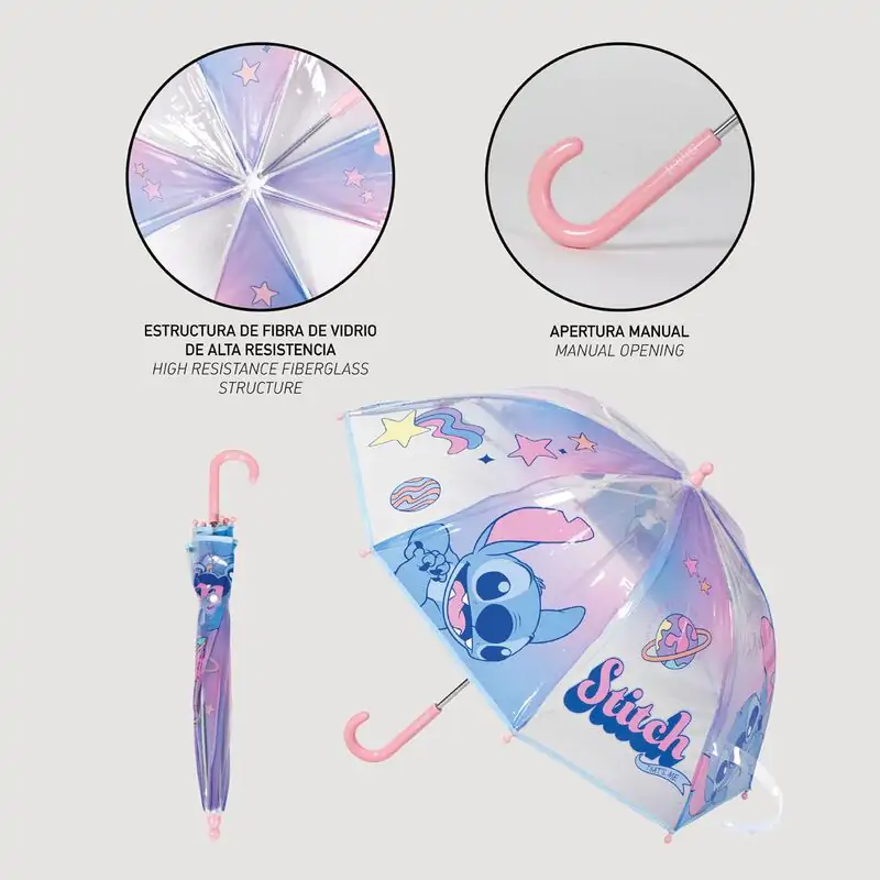 Disney Stitch manual bubble umbrella product photo