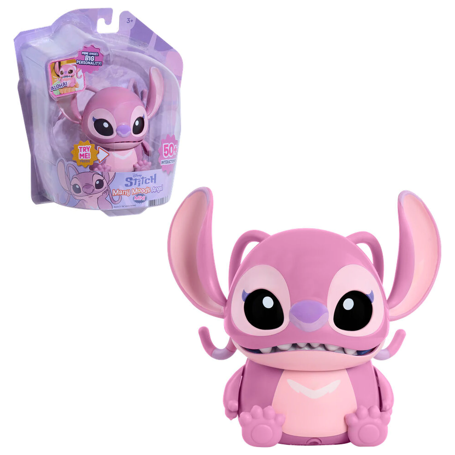 Disney Stitch Many Moods Angel mini interactive figure product photo