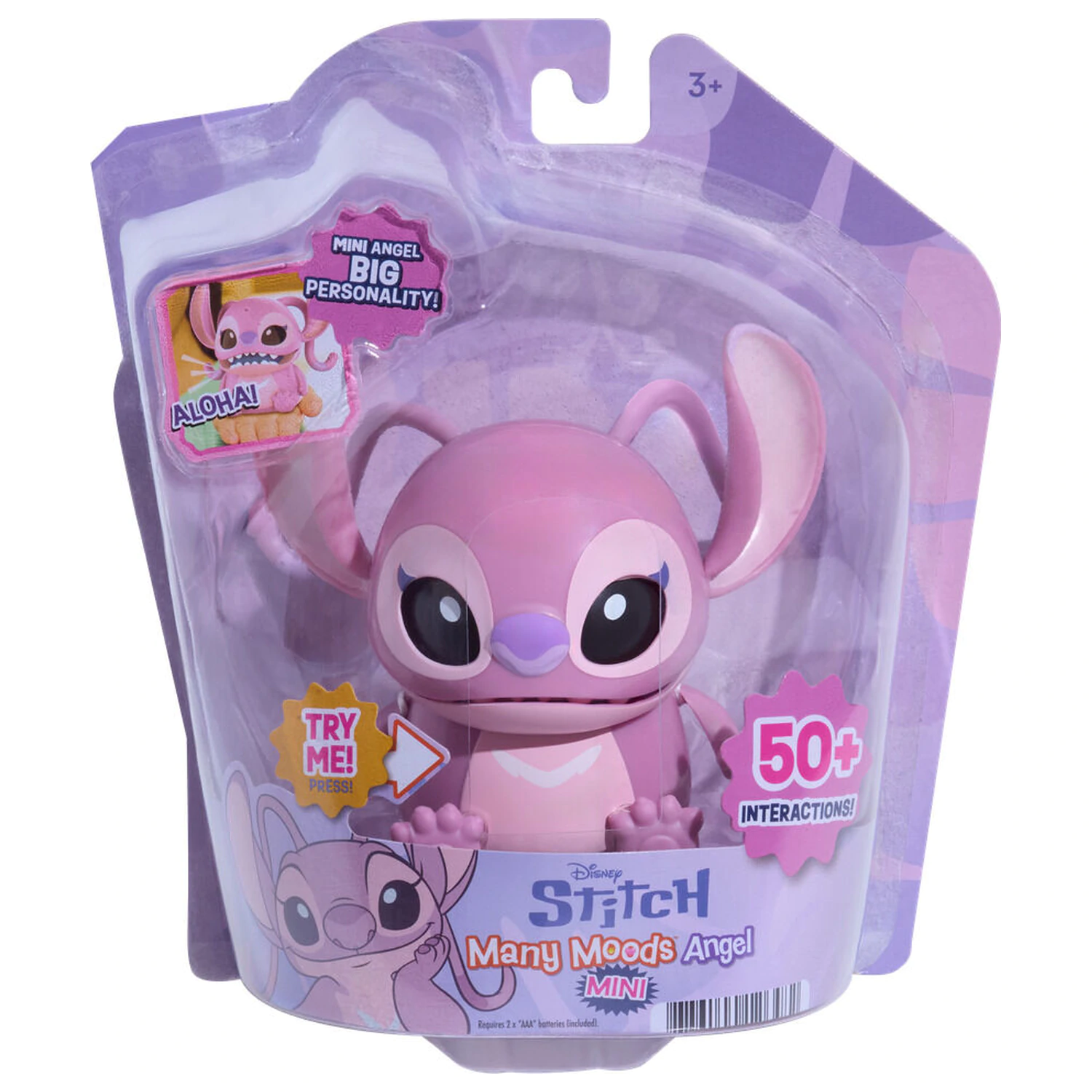Disney Stitch Many Moods Angel mini interactive figure product photo