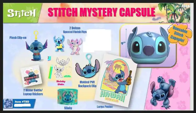 Disney Stitch surprise capsule 22,5cm termékfotó