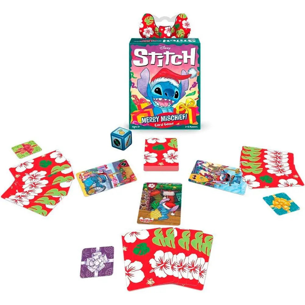 English Disney Stitch Merry Mischief card game product photo