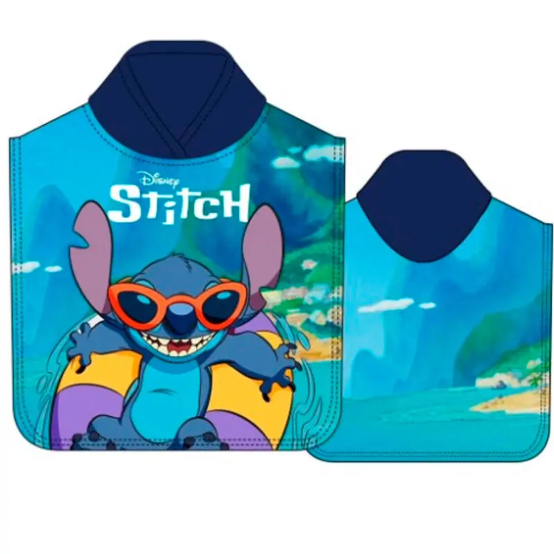 Disney Stitch microfibre poncho towel termékfotó