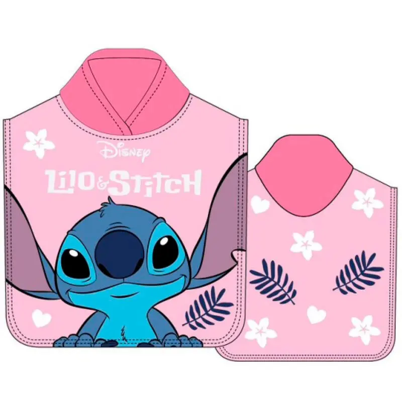 Disney Stitch microfibre poncho towel product photo