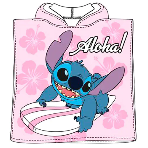 Disney Stitch microfibre poncho towel product photo