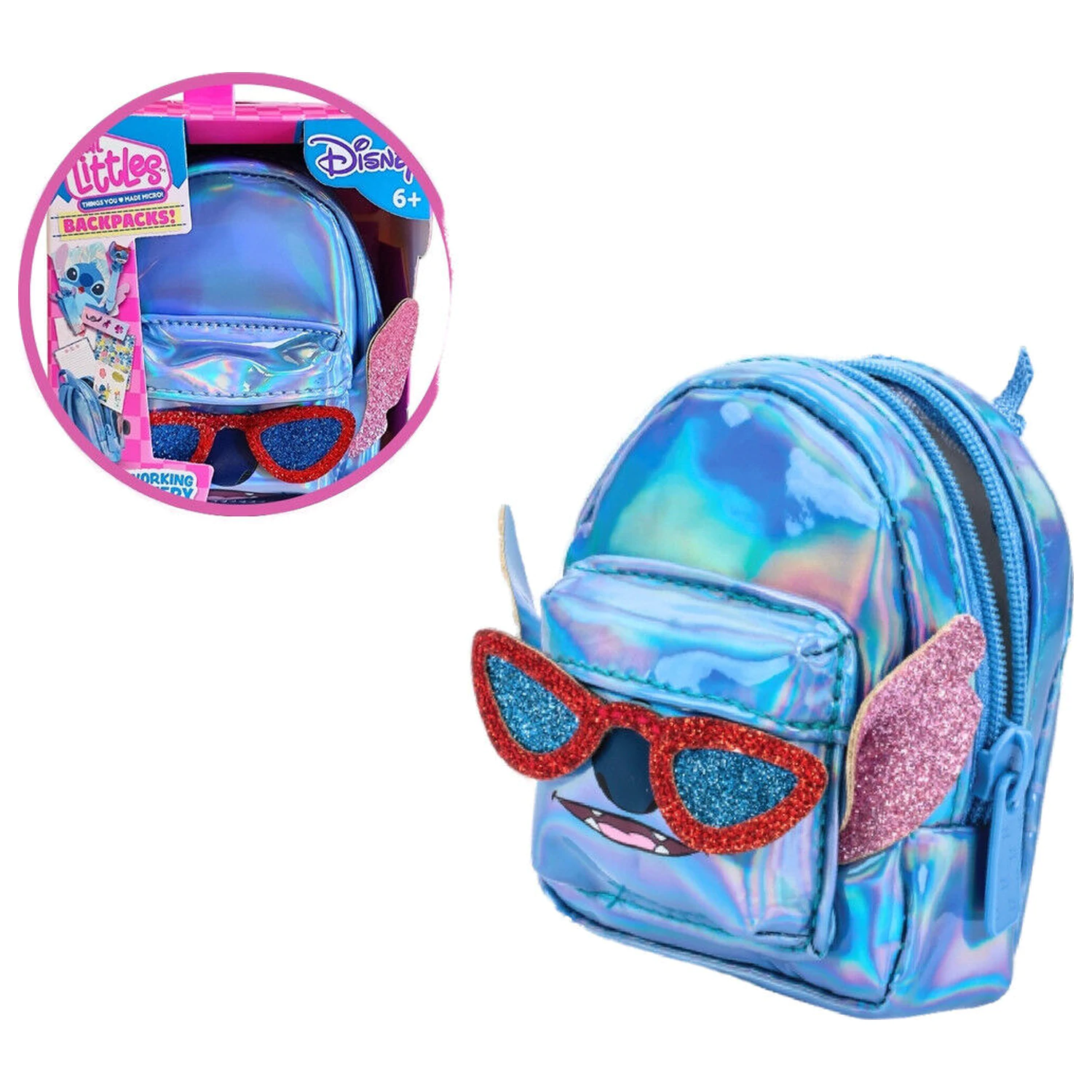 Disney Stitch mini backpack with accessories product photo