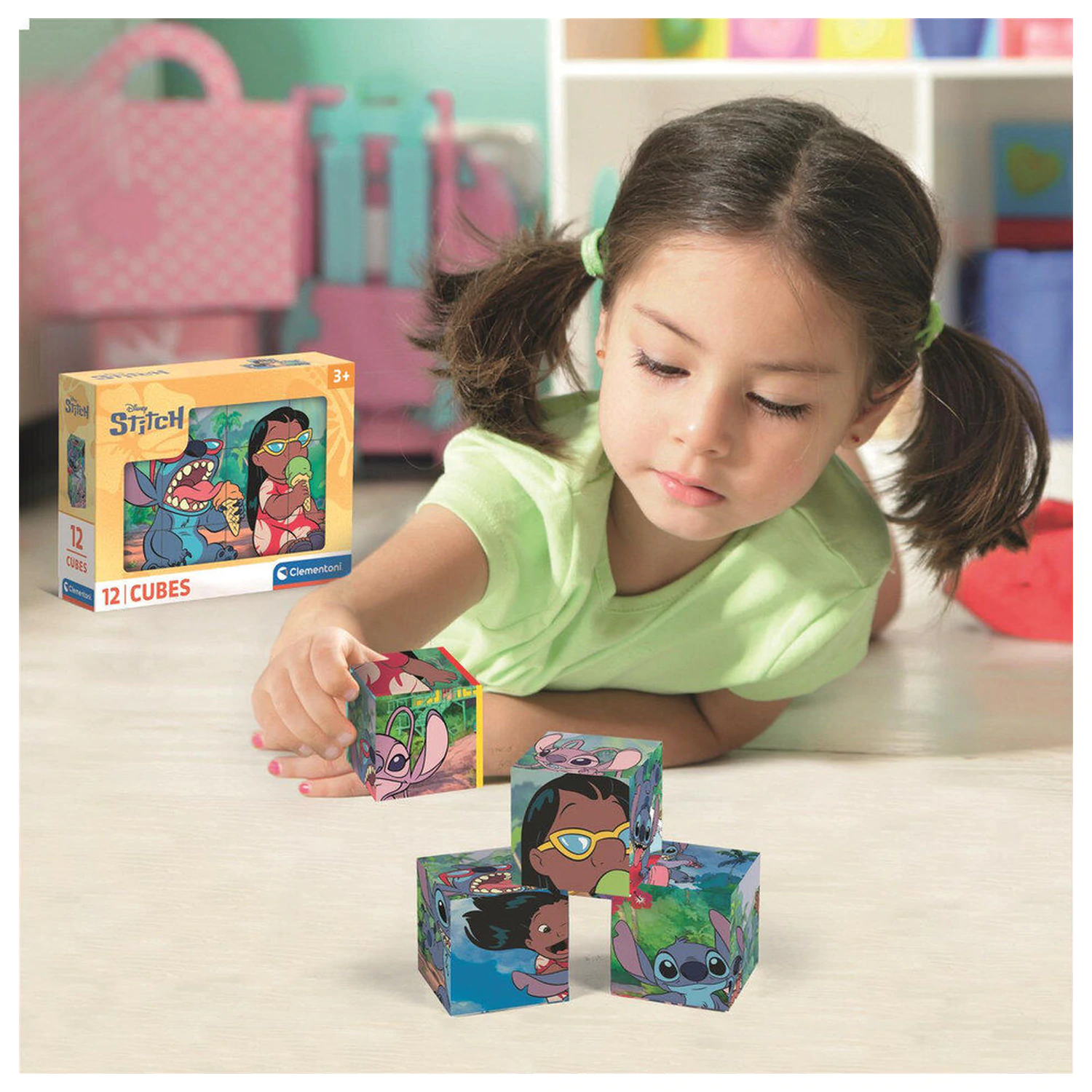 Disney Stitch My First Cubes Puzzle 3-6-9-12pcs product photo