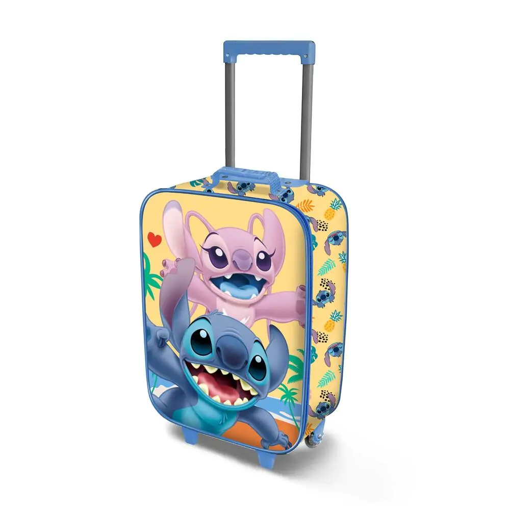 Disney Stitch Ocean 3D Trolley suitcase 52cm termékfotó