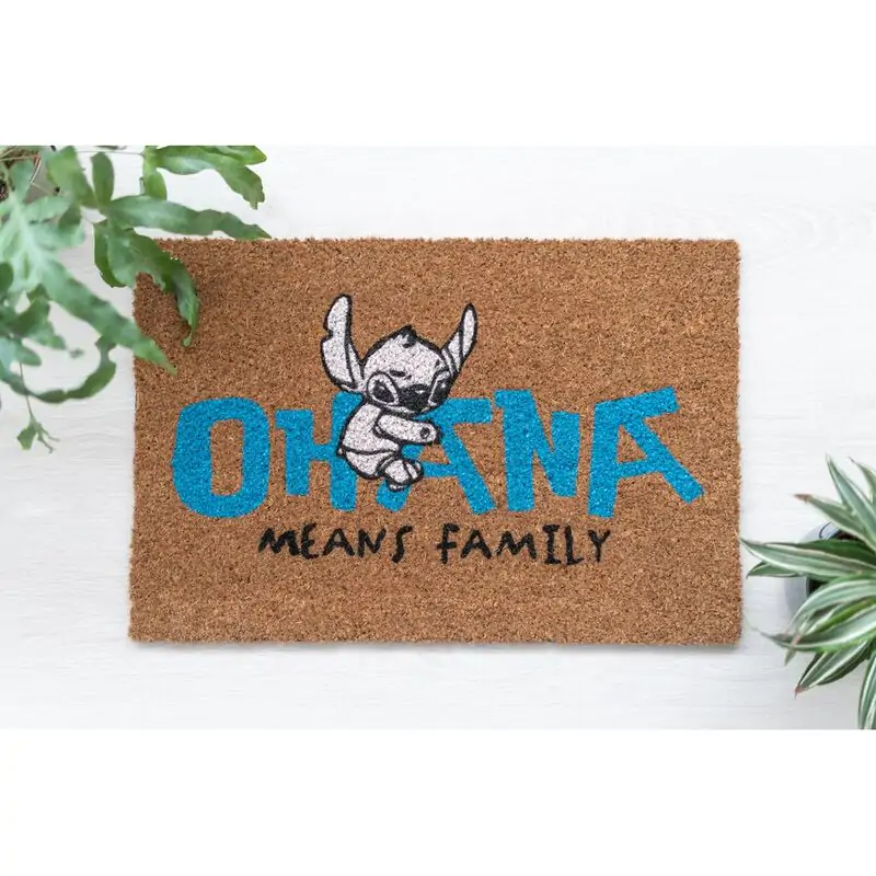 Disney Stitch Ohana doormat product photo