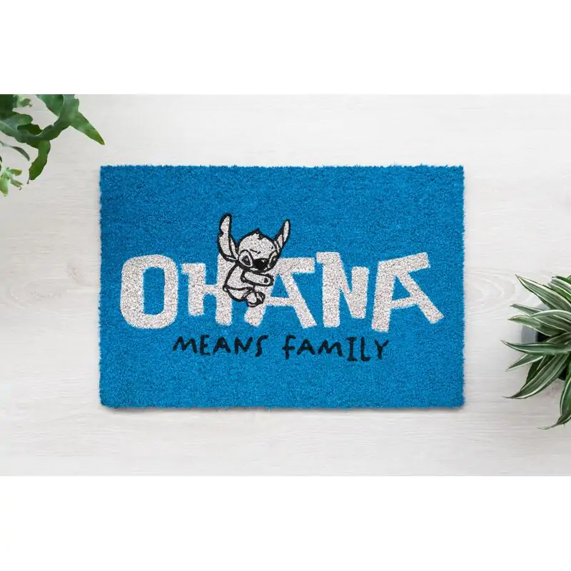 Disney Stitch Ohana doormat product photo