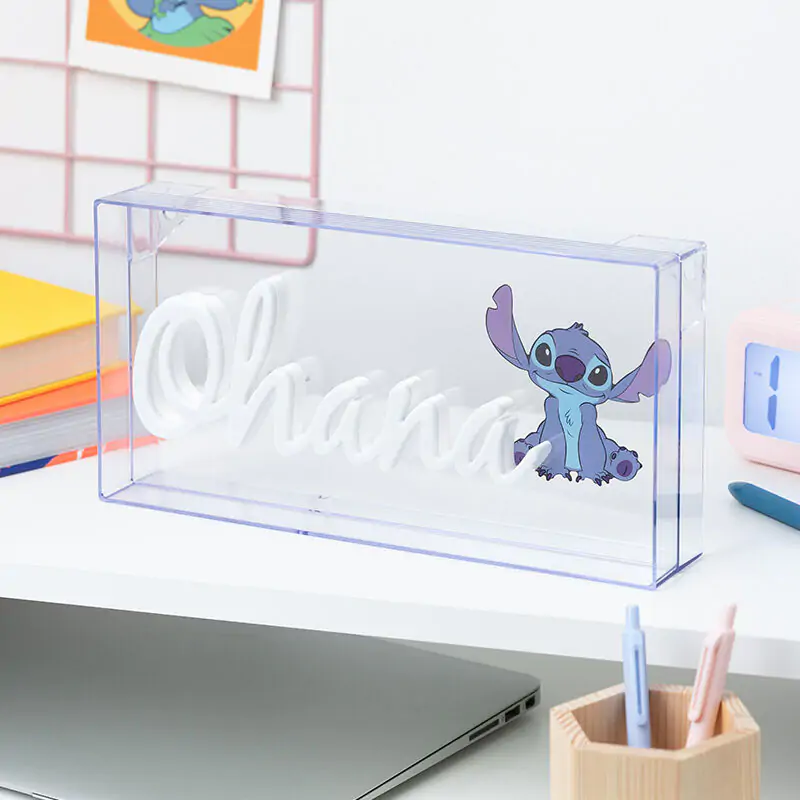 Disney Stitch Ohana LED lamp product photo