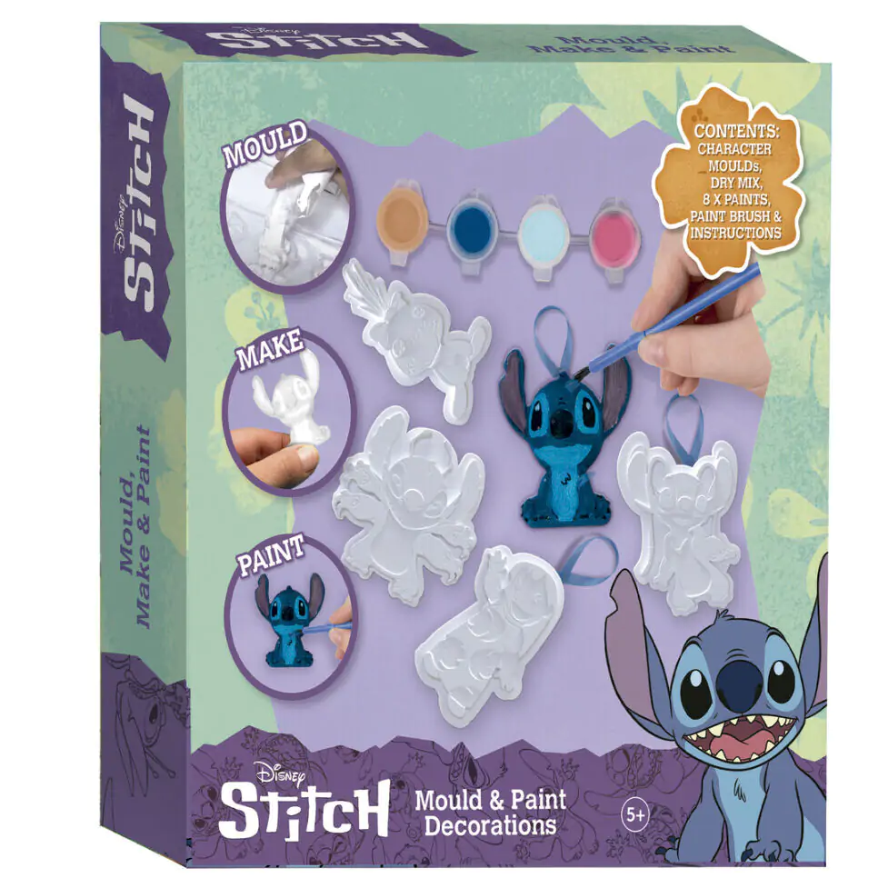 Disney Stitch mould and paint decorations product photo