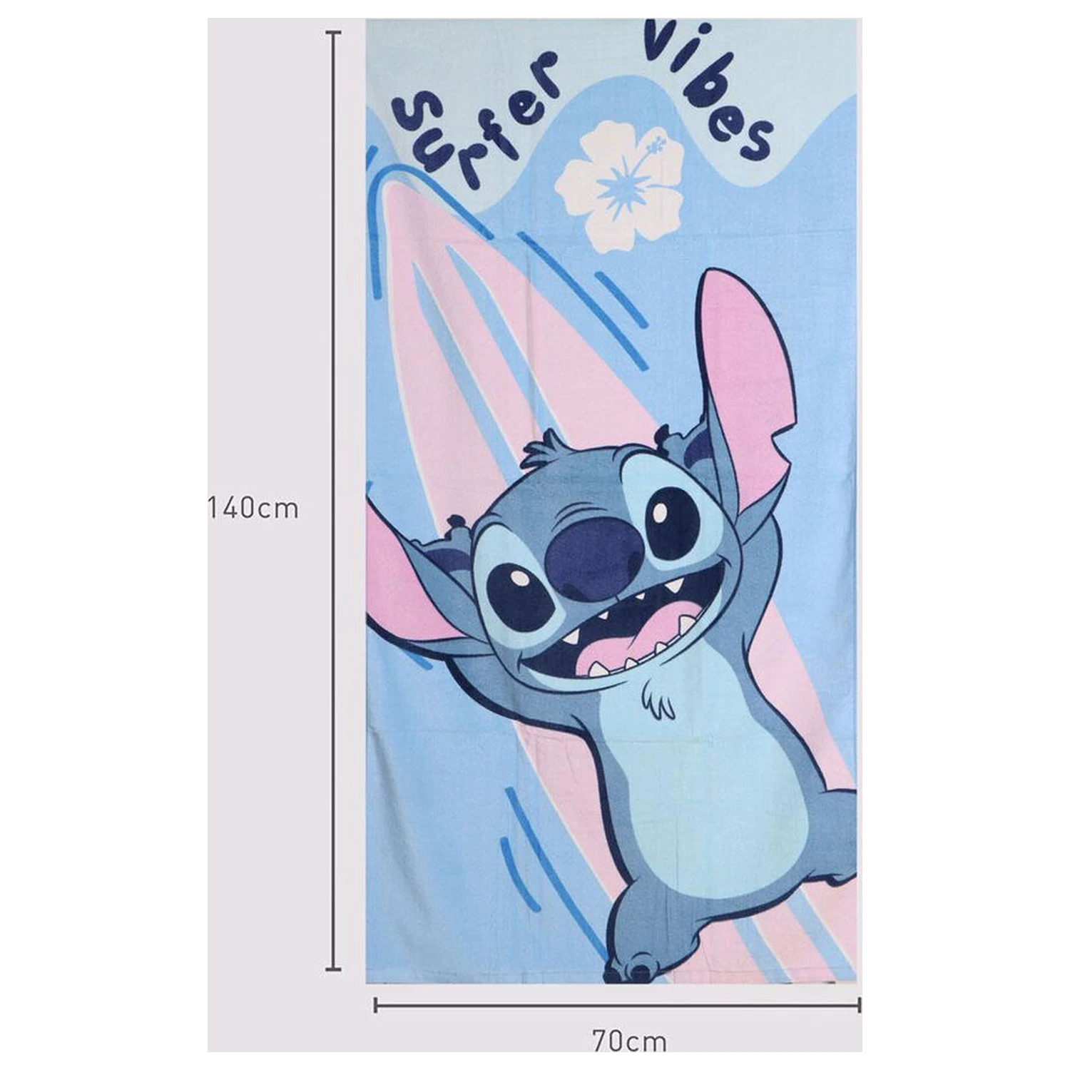 Disney Stitch cotton beach towel product photo