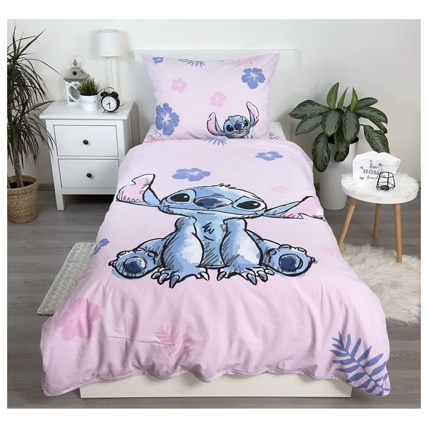 Disney Stitch Pink Duvet Cover product photo