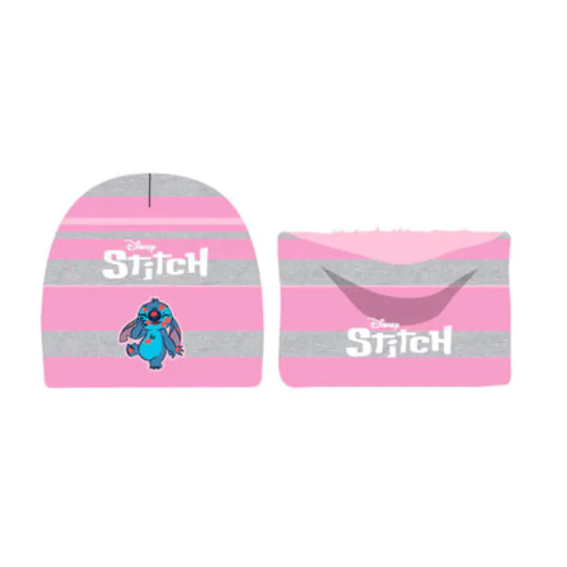 Disney Stitch kids winter set with snood, hat and gloves product photo