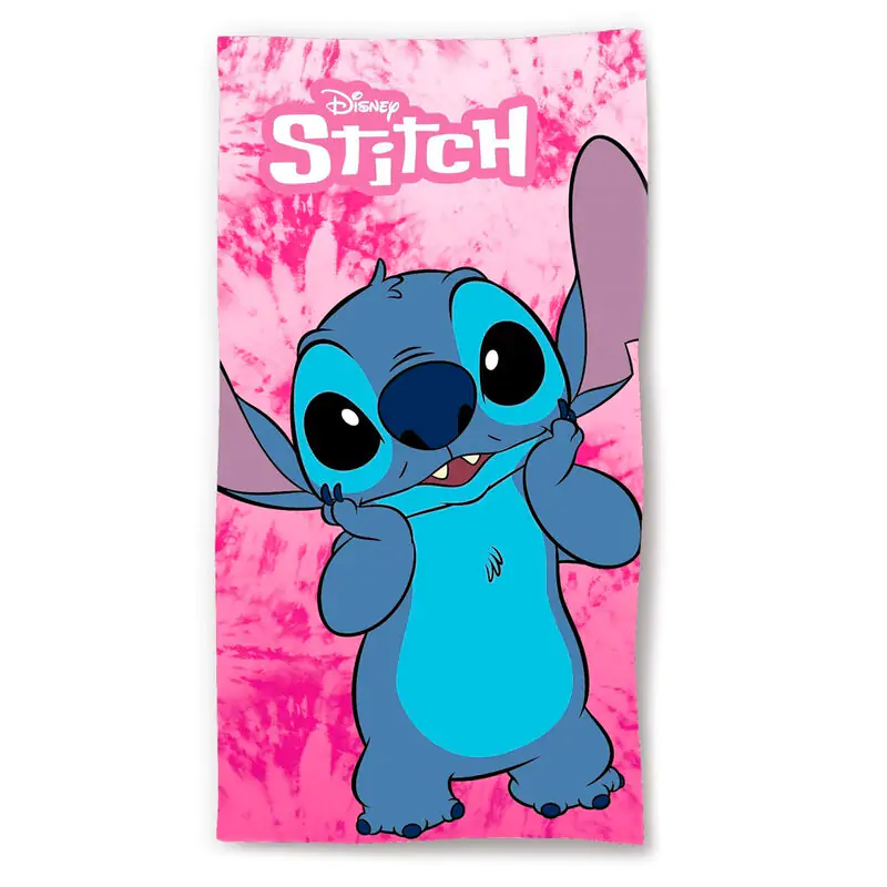 Disney Stitch Pink microfibre beach towel termékfotó