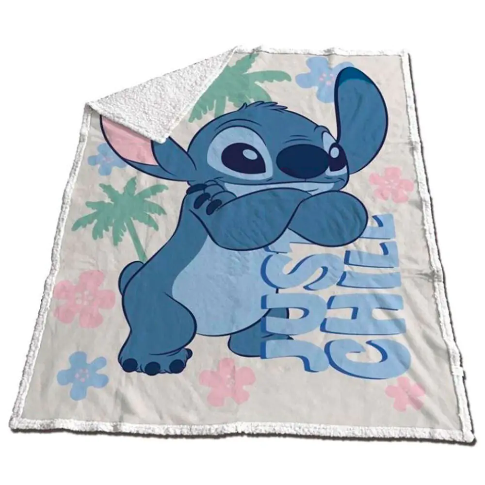 Disney Stitch coral sherpa blanket 130x170cm product photo
